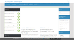 Desktop Screenshot of hunde-geschirr.net